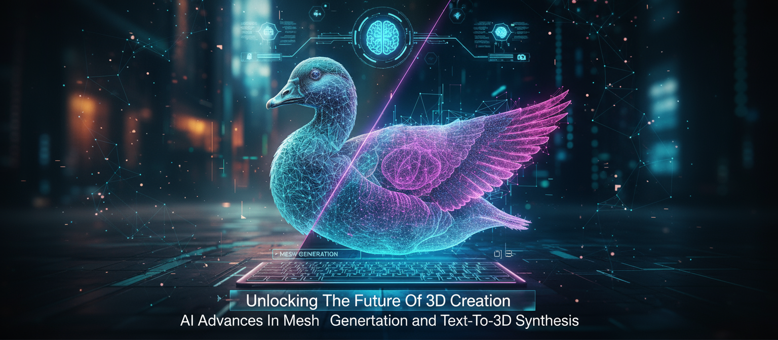 Unlocking the Future of 3D Creation: AI Advances in Mesh Generation and Text-to-3D Synthesis