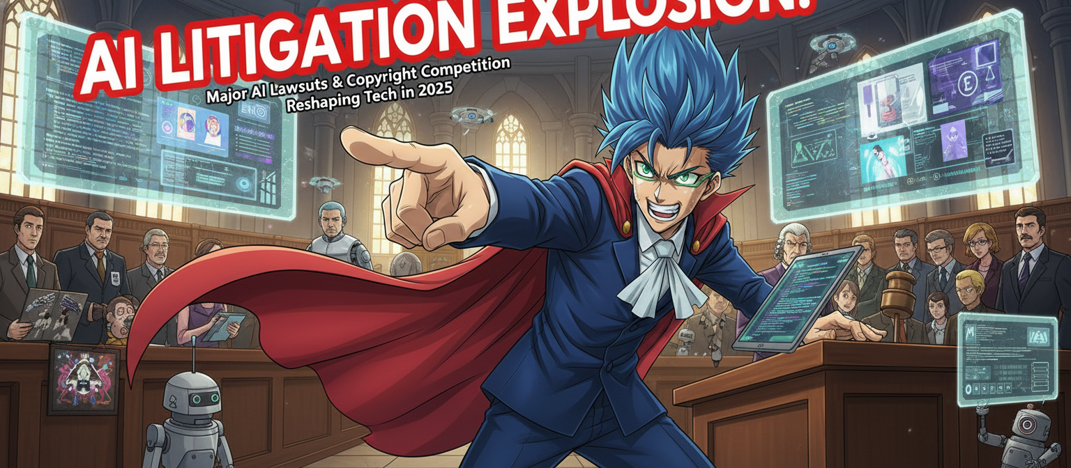 The AI Litigation Explosion: Major AI Lawsuits and Copyright Battles Reshaping Tech in 2025