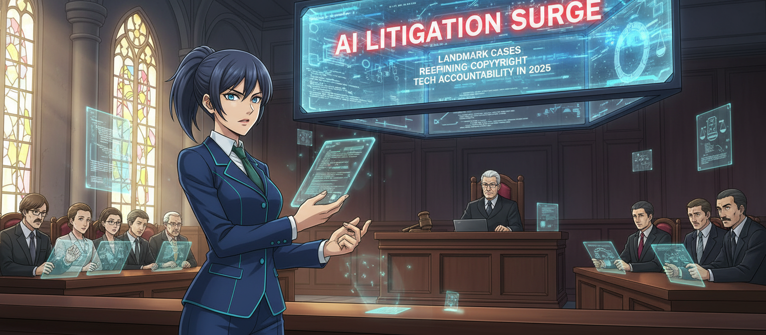 AI Litigation Surge: Landmark Cases Redefining Copyright and Tech Accountability in 2025