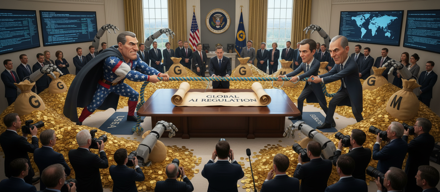 The Global Tug-of-War Over AI Regulation: Federal Preemption, EU Tweaks, and Big Tech's Billions