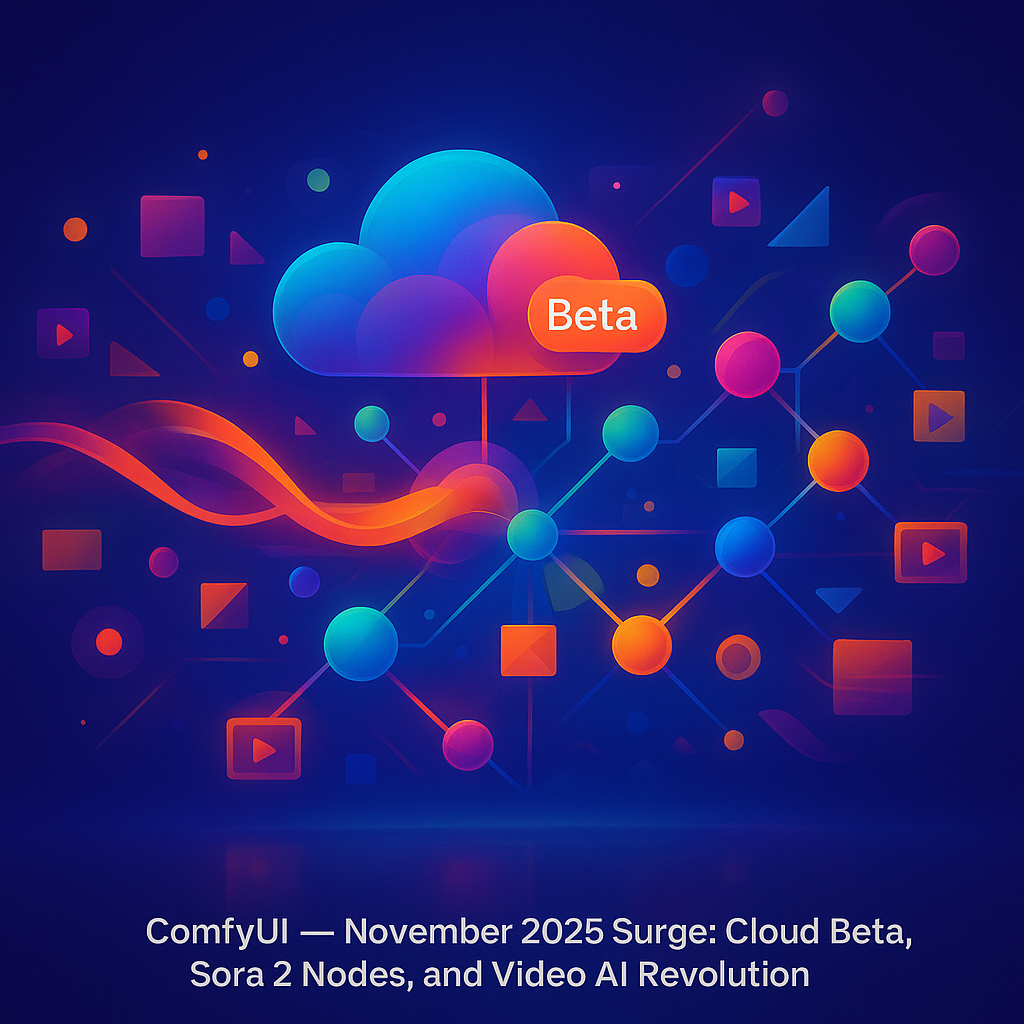 ComfyUI's November 2025 Surge: Cloud Beta, Sora 2 Nodes, and Video AI Revolution
