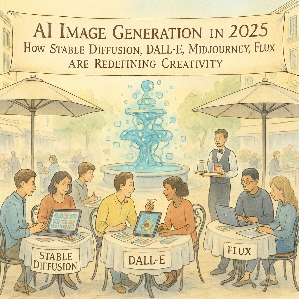 AI Image Generation in 2025: How Stable Diffusion, DALL-E, Midjourney, and Flux Are Redefining Creativity