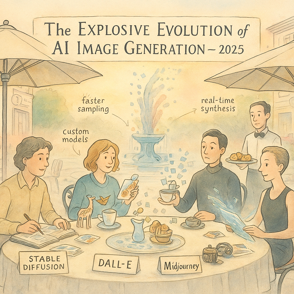 The Explosive Evolution of AI Image Generation in 2025: Stable Diffusion, DALL-E, Midjourney, and the Rise of Flux