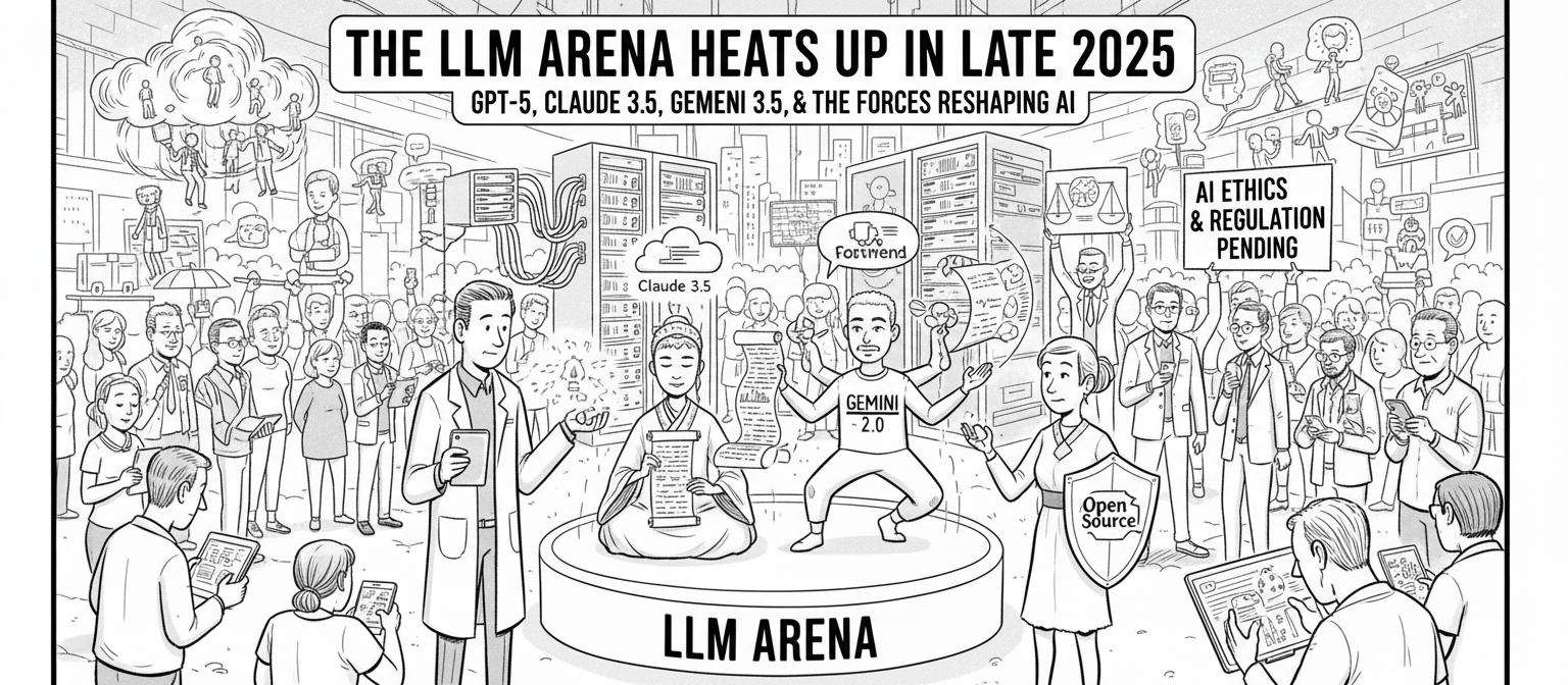 The LLM Arena Heats Up in Late 2025: GPT-5, Claude 3.5, Gemini 2.0, and the Forces Reshaping AI