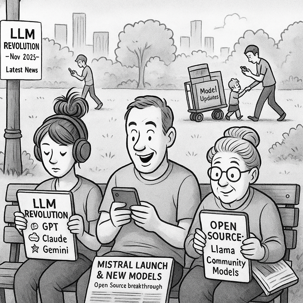 LLM Revolution: Latest News on GPT, Claude, Gemini, Llama, Mistral, and Open Source Breakthroughs in November 2025