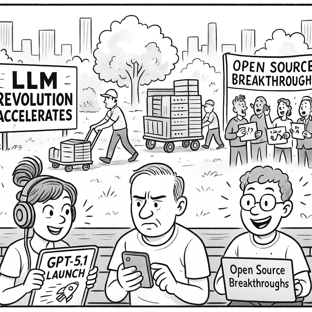 LLM Revolution Accelerates: GPT-5.1 Launch, Anthropic's $50B Infrastructure Push, and Open Source Breakthroughs