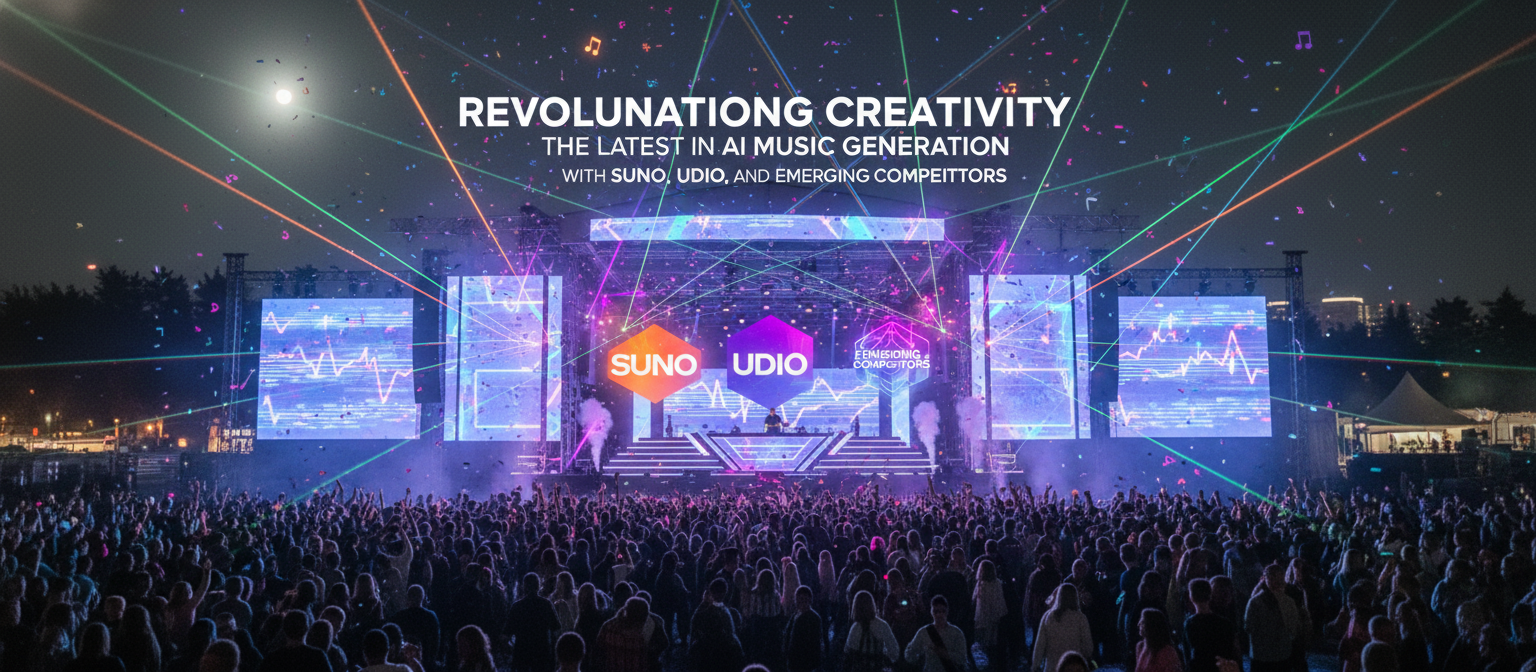 Revolutionizing Creativity: The Latest in AI Music Generation with Suno, Udio, and Emerging Rivals