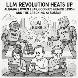 LLM Revolution Heats Up: Alibaba's Qwen Leap, Google's Gemini 3 Push, and the Cracking AI Bubble in November 2025