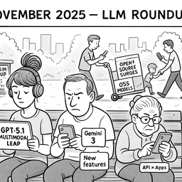 November 2025 LLM Roundup: GPT-5.1, Gemini 3, Claude Integrations, and Open-Source Surges