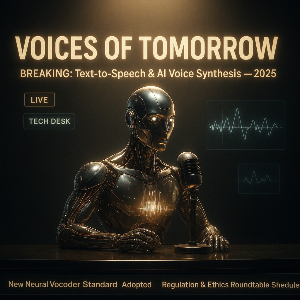 Voices of Tomorrow: Breaking News in Text-to-Speech and AI Voice Synthesis for 2025