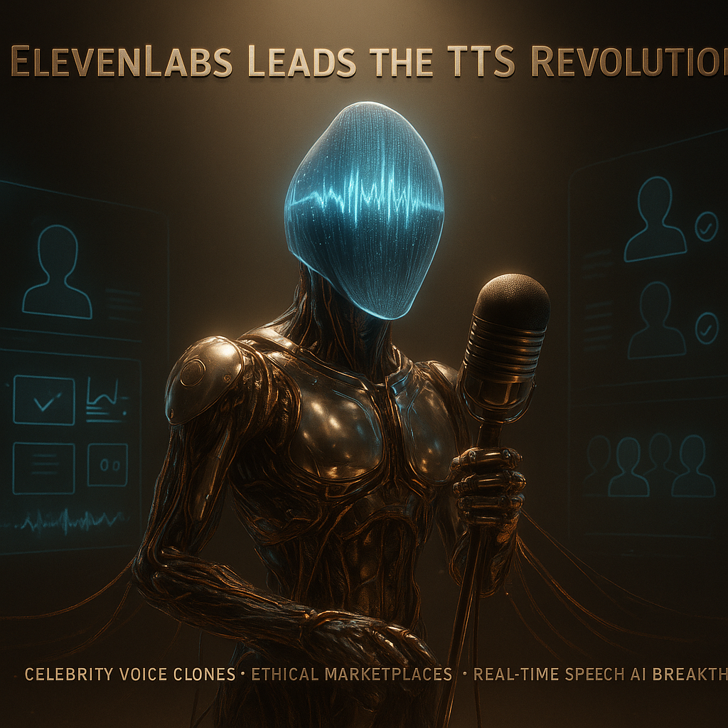 ElevenLabs Leads the TTS Revolution: Celebrity Voice Clones, Ethical Marketplaces, and Real-Time Speech AI Breakthroughs
