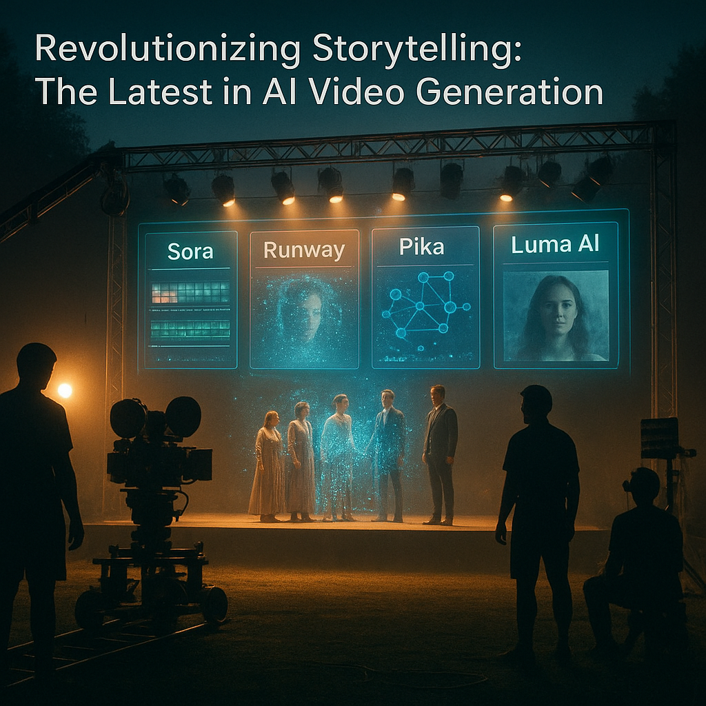 Revolutionizing Storytelling: The Latest in AI Video Generation with Sora, Runway, Pika, and Luma AI