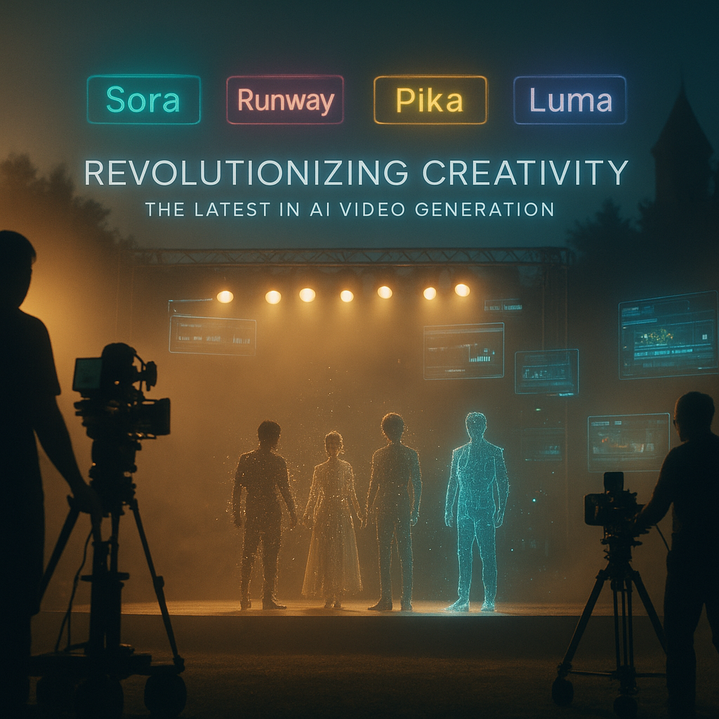 Revolutionizing Creativity: The Latest in AI Video Generation with Sora, Runway, Pika, and Luma AI