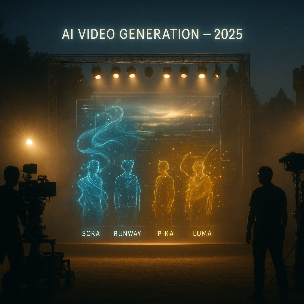 AI Video Generation in 2025: How Sora, Runway, Pika, and Luma Are Redefining Creativity