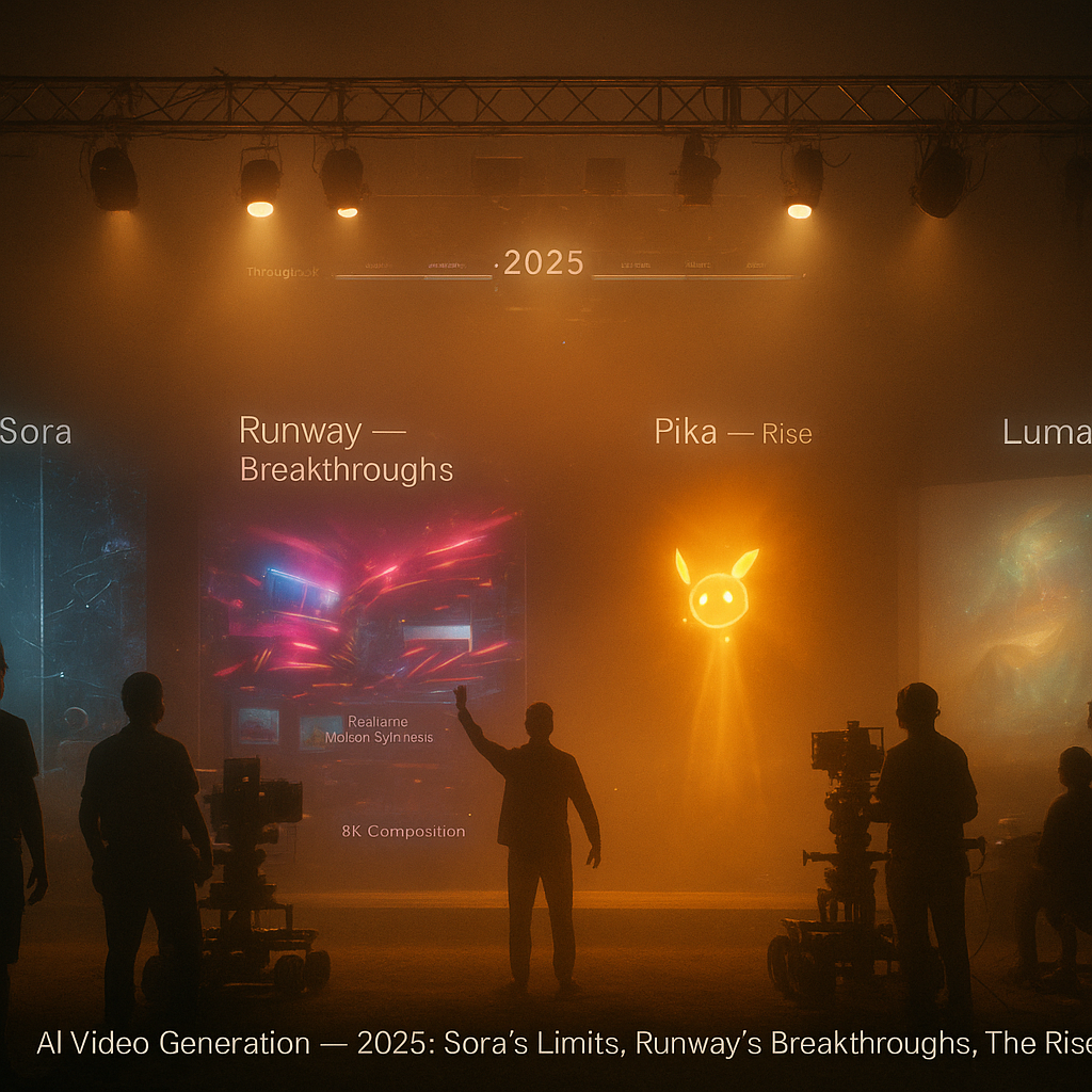 AI Video Generation in 2025: Sora's Limits, Runway's Breakthroughs, and the Rise of Pika and Luma